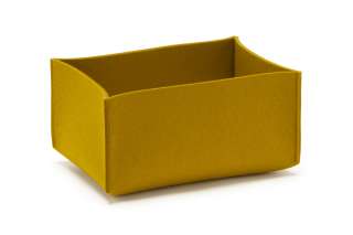 Hey-Sign - Aufbewahrungsbox rechteckig hoch - Mustard - indoor