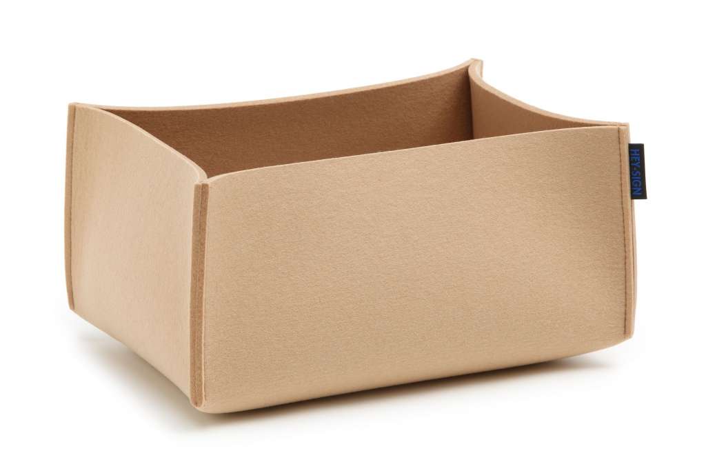 Hey-Sign - Aufbewahrungsbox rechteckig hoch - Karamell - indoor