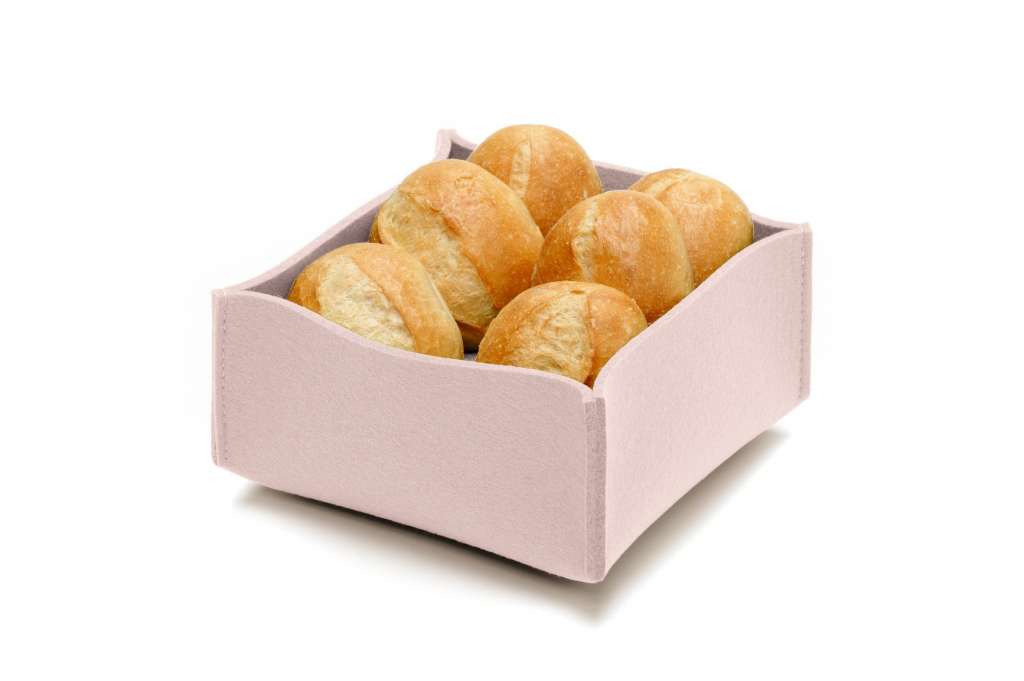 Hey-Sign - Brotkorb mit Einlegeboden - Powder - indoor