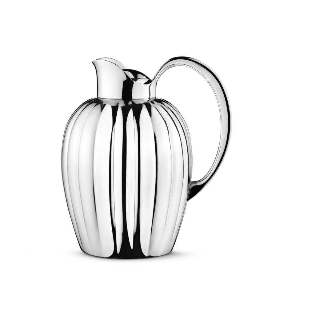 Georg Jensen - Bernadotte Thermoskanne chrom 0,8 l - neue Version - silber - indoor