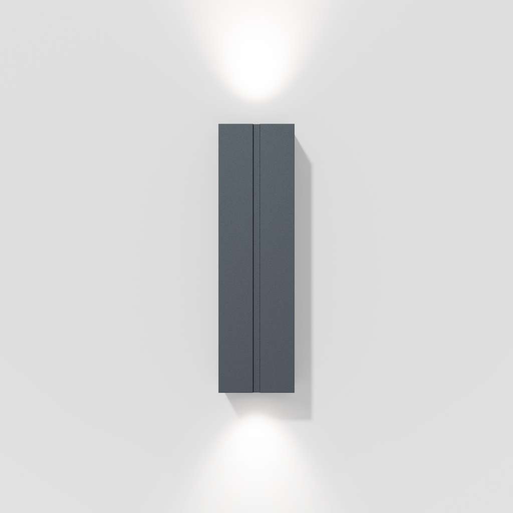 IP44.de - Cut Wandleuchte - anthrazit - indoor