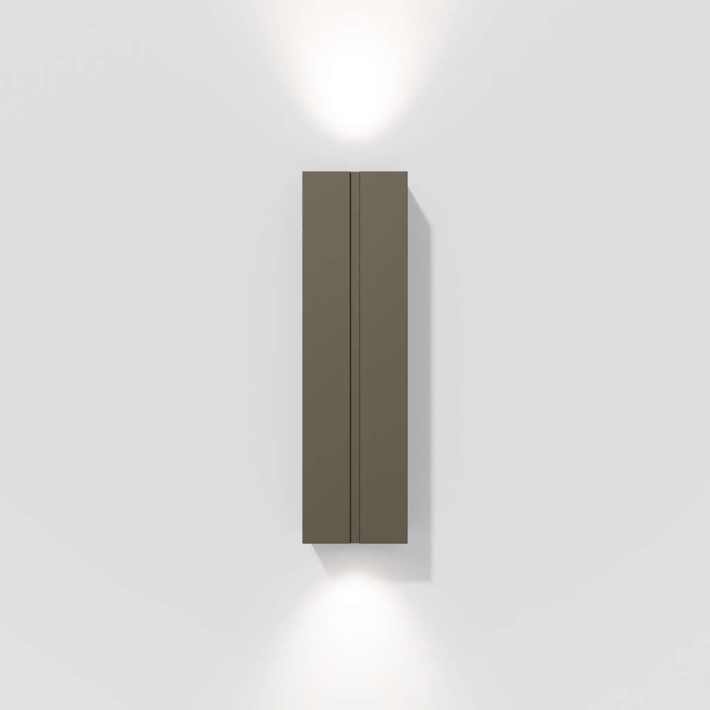 IP44.de - Cut Wandleuchte - kühles braun - indoor