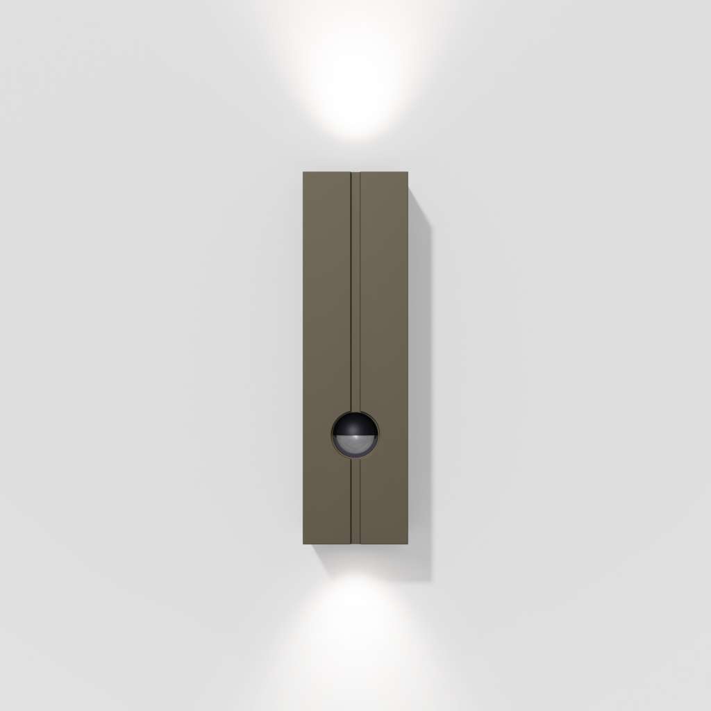 IP44.de - Cut Control Wandleuchte - kühles braun - indoor