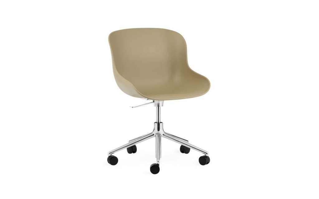 Normann Copenhagen - Hyg Drehstuhl mit Rollen - sand - NormannCopenhagenSand - indoor