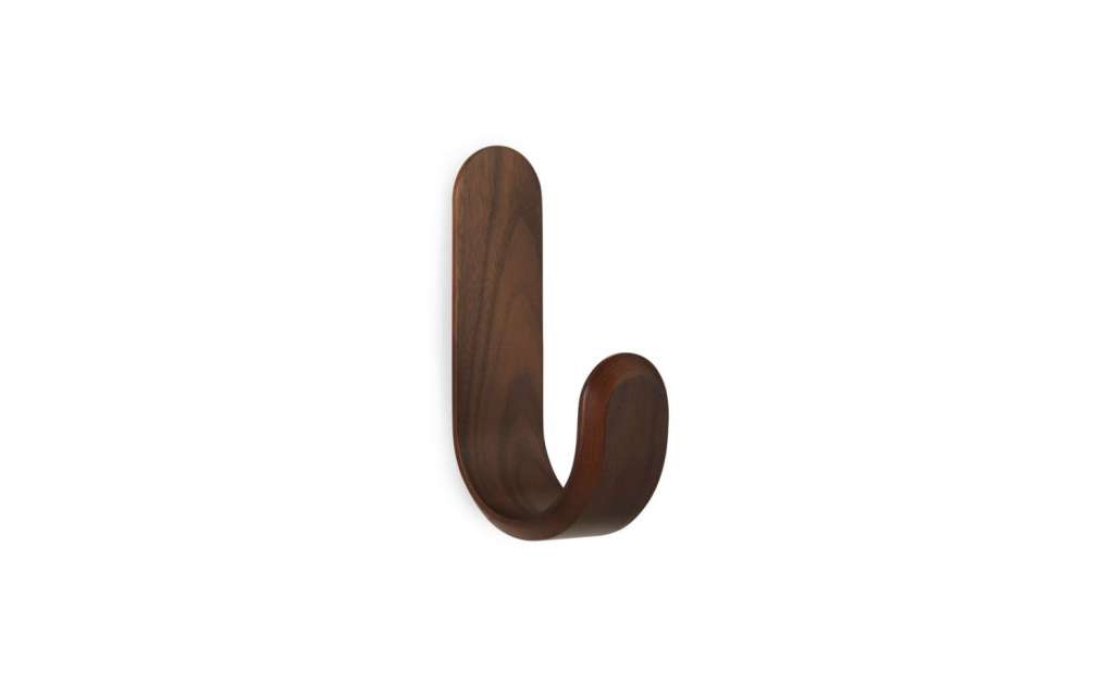 Normann Copenhagen - Curve Haken - walnuss - indoor