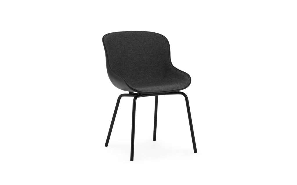 Normann Copenhagen - Hyg Stuhl Frontpolsterung - black main line flax - indoor