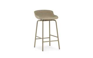 Normann Copenhagen - Hyg Barhocker 65cm Frontpolsterung - sand synergy - indoor