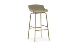 Normann Copenhagen - Hyg Barhocker 75cm Frontpolsterung - sand synergy - indoor