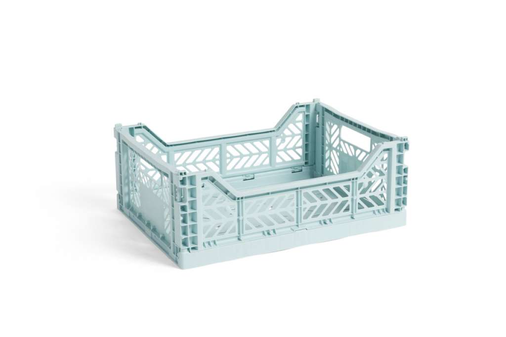 HAY - Colour Crate Korb - arctic blue  - M - indoor