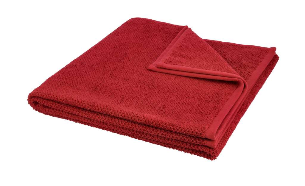Duschtuch  4077 ¦ rot ¦ 100% Bio Baumwolle ¦ Maße (cm): B: 70 Badtextilien und Zubehör > Handtücher & Badetücher > Handtücher - Höffner