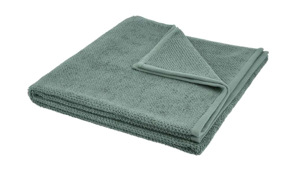 Duschtuch  4077 ¦ grün ¦ 100% Bio Baumwolle ¦ Maße (cm): B: 70 Badtextilien und Zubehör > Handtücher & Badetücher > Handtücher - Höffner