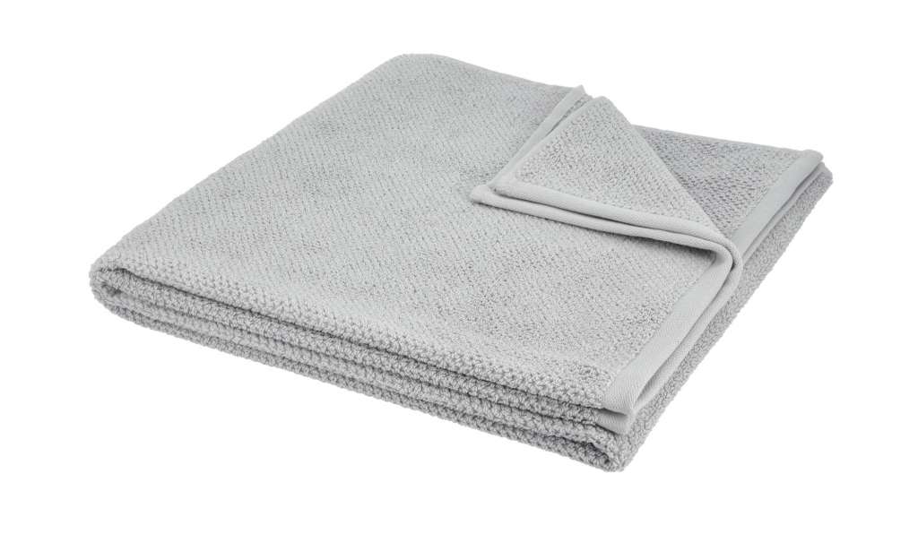 Duschtuch  4077 ¦ grau ¦ 100% Bio Baumwolle ¦ Maße (cm): B: 70 Badtextilien und Zubehör > Handtücher & Badetücher > Handtücher - Höffner