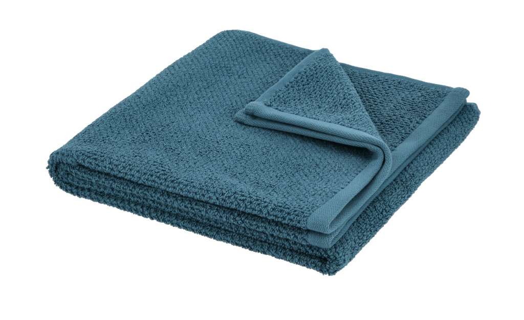 Handtuch  4077 ¦ blau ¦ 100% Bio Baumwolle ¦ Maße (cm): B: 50 Badtextilien und Zubehör > Handtücher & Badetücher > Handtücher - Höffner