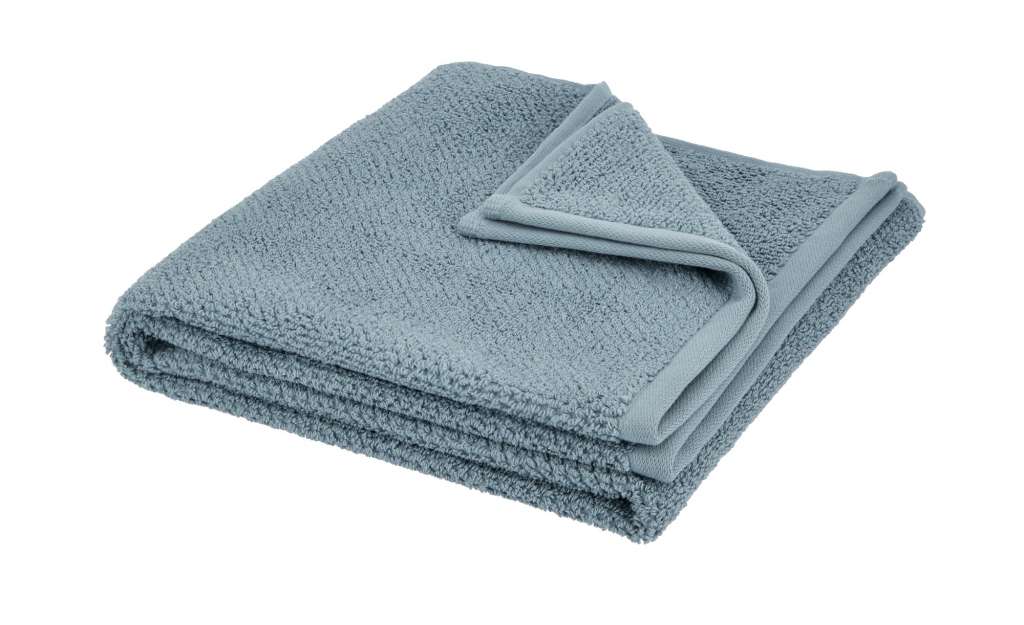 Handtuch  4077 ¦ blau ¦ 100% Bio Baumwolle ¦ Maße (cm): B: 50 Badtextilien und Zubehör > Handtücher & Badetücher > Handtücher - Höffner