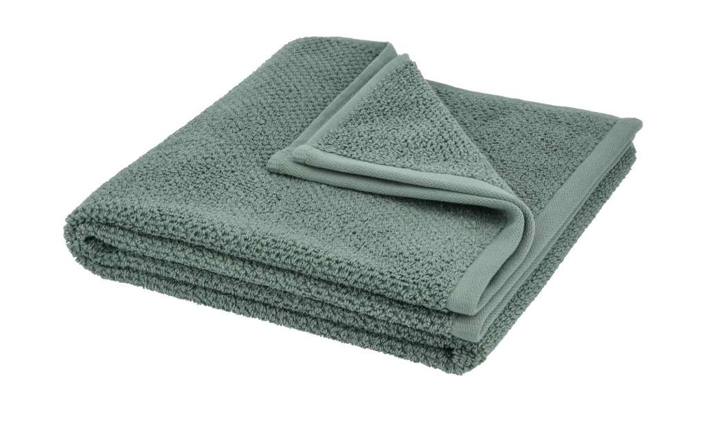 Handtuch  4077 ¦ grün ¦ 100% Bio Baumwolle ¦ Maße (cm): B: 50 Badtextilien und Zubehör > Handtücher & Badetücher > Handtücher - Höffner
