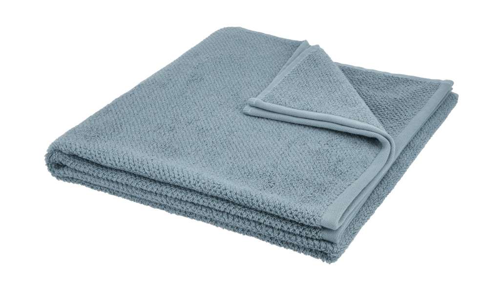 Duschtuch  4077 ¦ blau ¦ 100% Bio Baumwolle ¦ Maße (cm): B: 70 Badtextilien und Zubehör > Handtücher & Badetücher > Handtücher - Höffner