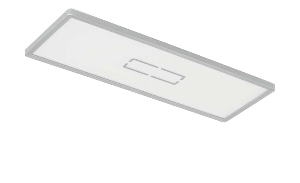 LED-Deckenleuchte, silber mit Hintergrundbeleuchtung ¦ silber ¦ Maße (cm): B: 20 H: 2,9 Lampen & Leuchten > Innenleuchten > Deckenleuchten - Höffner