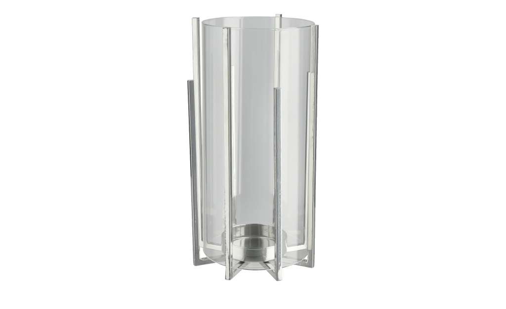 Windlichter ¦ silber ¦ Glas , Metall ¦ Maße (cm): H: 20,5 Ø: 11.2 Dekoration > Laternen & Windlichter - Höffner