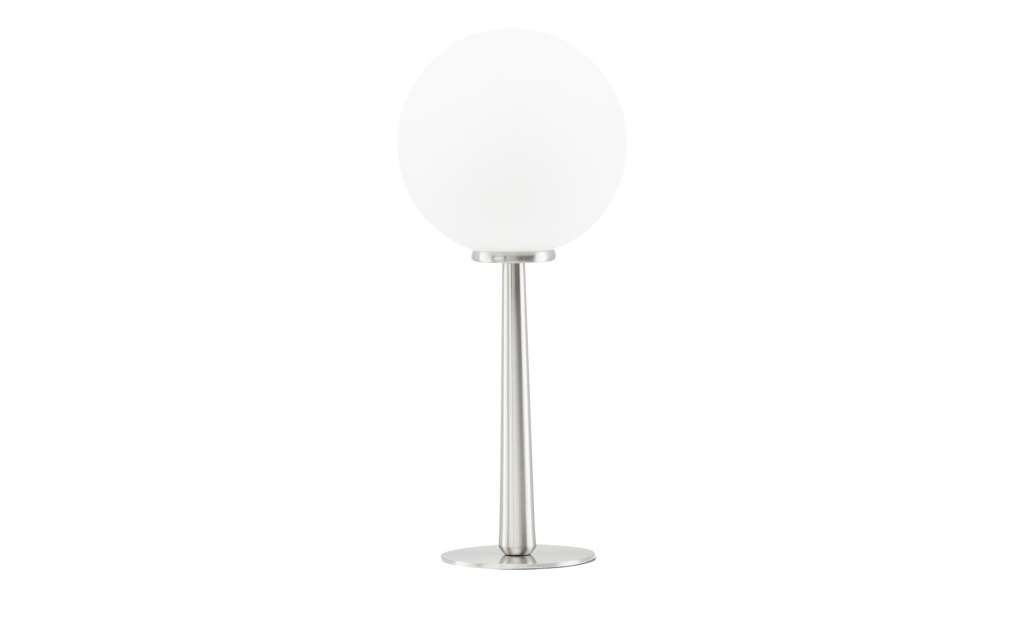 KHG LED-Tischleuchte, 1-flammig, Nickel matt ¦ silber ¦ Maße (cm): H: 35 Ø: 16 Lampen & Leuchten > Innenleuchten > Tischlampen - Höffner