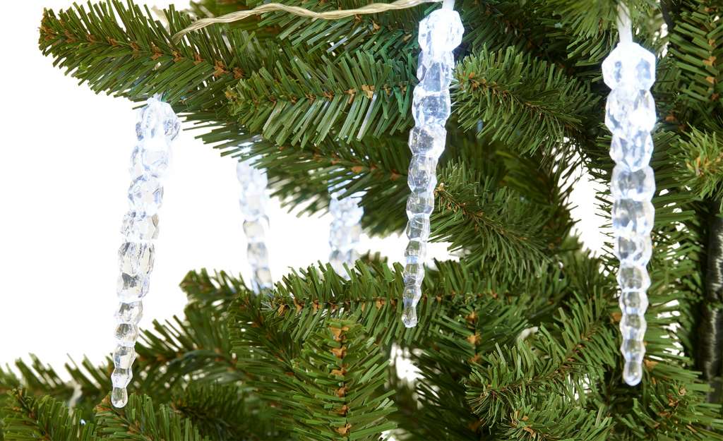 LED Lichterkette  Eiszapfen ¦ transparent/klar ¦ Kunststoff Lampen & Leuchten > Innenleuchten > Lichterketten & Dekoleuchten - Höffner
