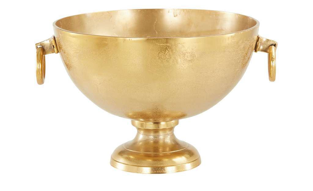 Deko Schale ¦ gold ¦ Aluminum ¦ Maße (cm): H: 27 Ø: 46 Dekoration > Deko-Schalen - Höffner