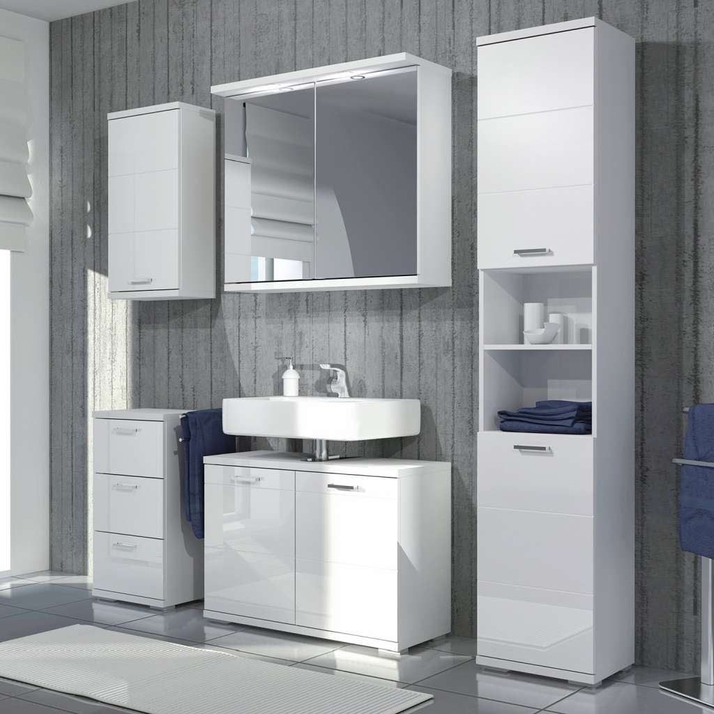 home24 Badezimmerset Brodda I (5-teilig)