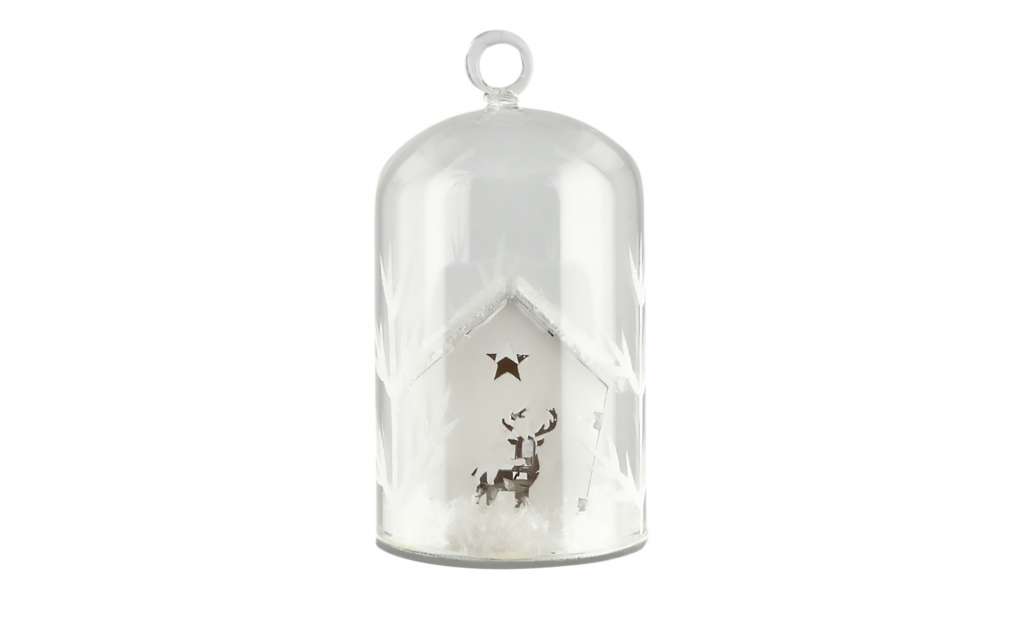 Lichtdeko zum hängen ¦ weiß ¦ Glas , Kunststoff, Holz ¦ Maße (cm): H: 10 Ø: 6.5 Lampen & Leuchten > Innenleuchten > Lichterketten & Dekoleuchten - Höffner