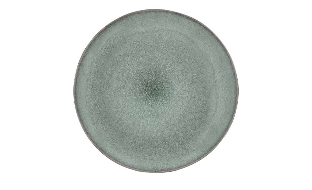 KHG Speiseteller  Rimini ¦ grün ¦ Steinzeug ¦ Maße (cm): H: 2 Ø: 26 Geschirr > Teller - Höffner
