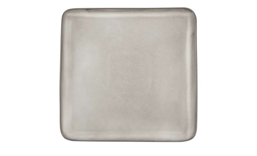 KHG Teller  Rimini ¦ grau ¦ Steinzeug ¦ Maße (cm): B: 25,5 H: 2 Geschirr > Teller - Höffner