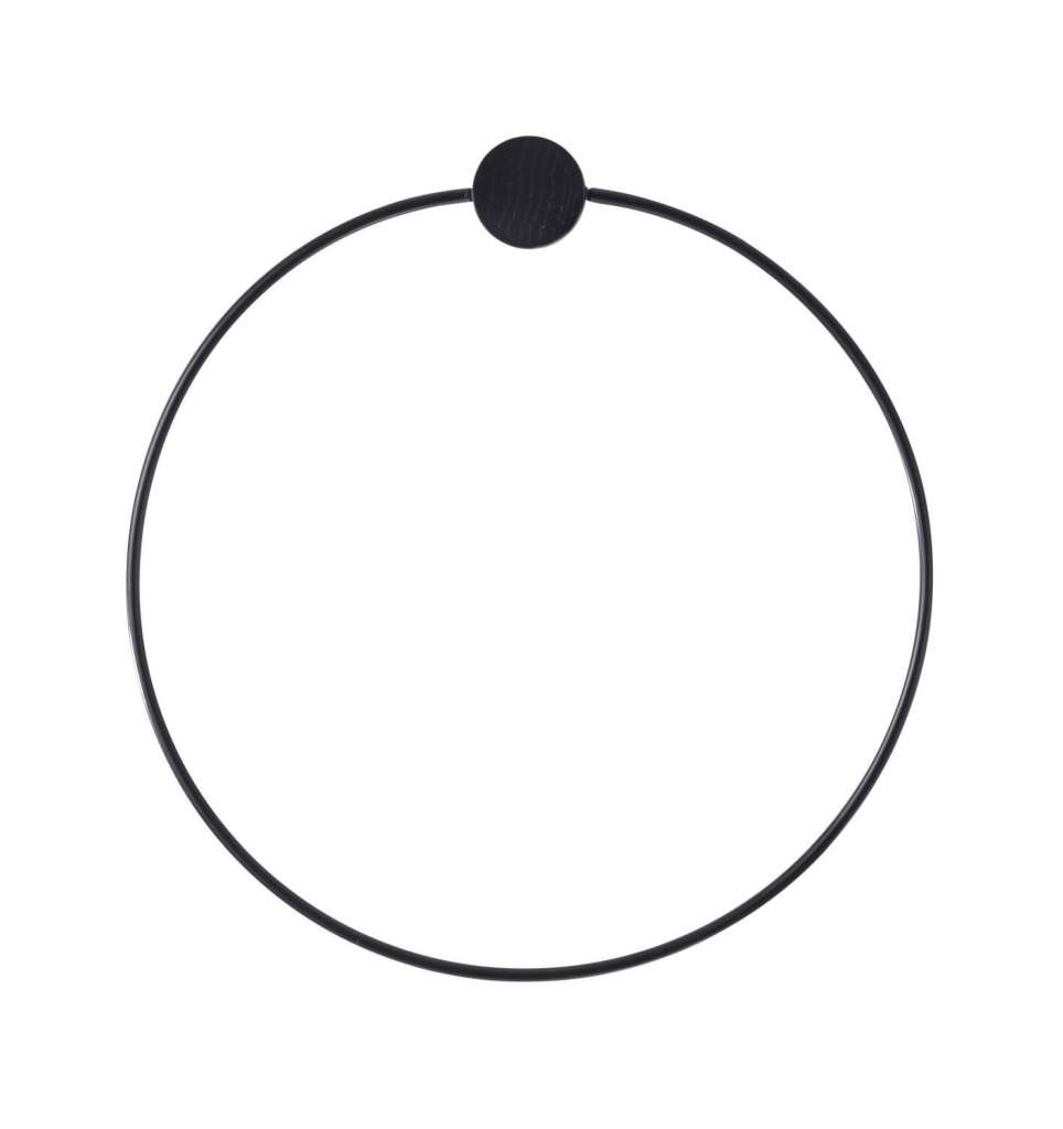 ferm LIVING - Handtuchhalter - schwarz - indoor