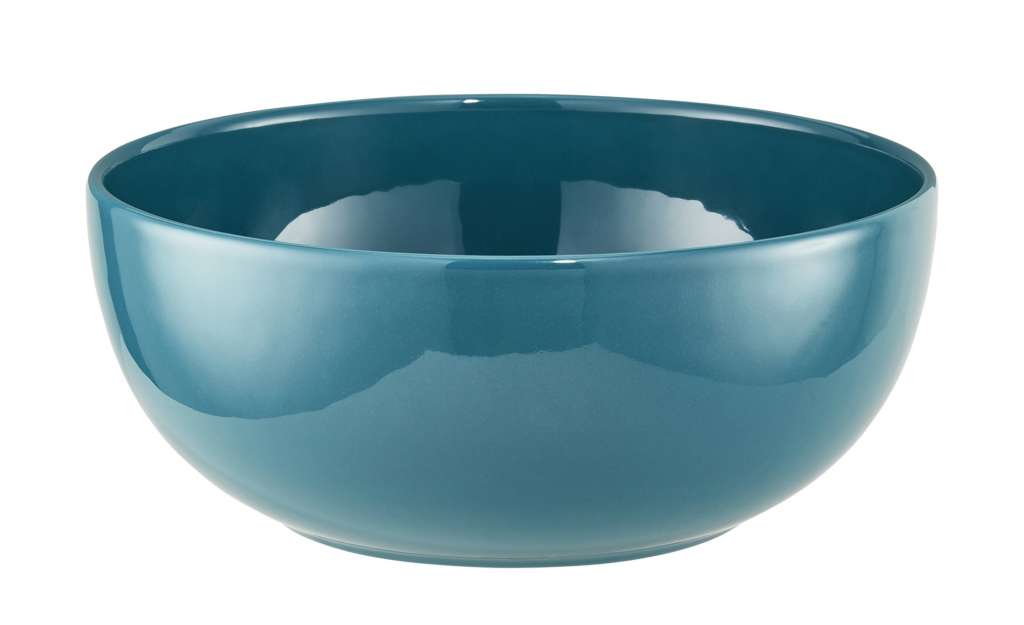 KHG Schüssel ¦ türkis/petrol ¦ Keramik ¦ Maße (cm): H: 9 Ø: 22 Geschirr > Schalen - Höffner