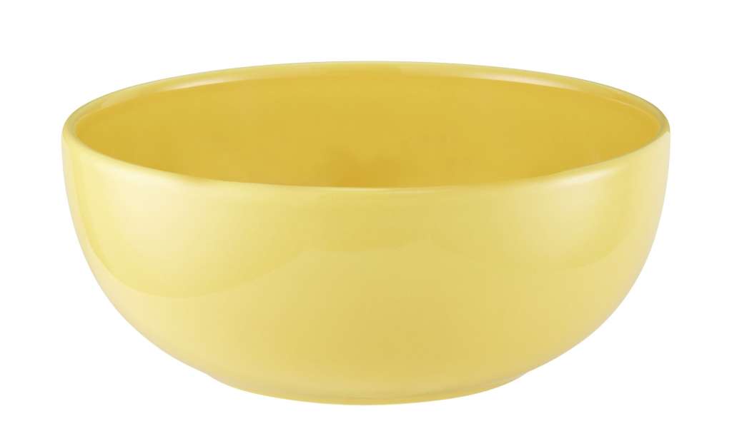KHG Schüssel ¦ gelb ¦ Keramik ¦ Maße (cm): H: 9 Ø: 22 Geschirr > Schalen - Höffner