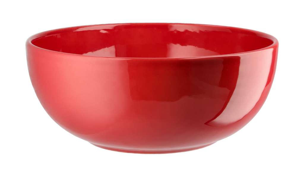KHG Schüssel ¦ rot ¦ Keramik ¦ Maße (cm): H: 9 Ø: 22 Geschirr > Schalen - Höffner