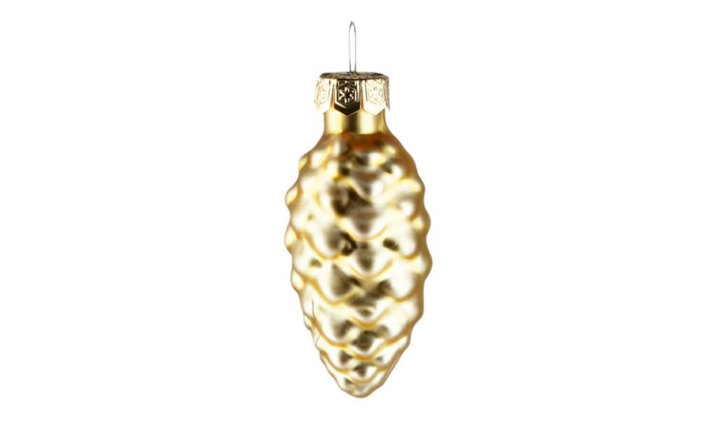 Weihnachtsbaumkugel, 12er-Set  Tannenzapfen ¦ gold ¦ Aluminum, Glas  ¦ Maße (cm): H: 6 Ø: 2.5 Aktuelle Gutschein Aktion > Schlafzimmer Aktion - Höffner