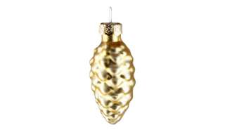 Weihnachtsbaumkugel, 12er-Set  Tannenzapfen ¦ gold ¦ Aluminum, Glas  ¦ Maße (cm): H: 6 Ø: 2.5 Aktuelle Gutschein Aktion > Schlafzimmer Aktion - Höffner