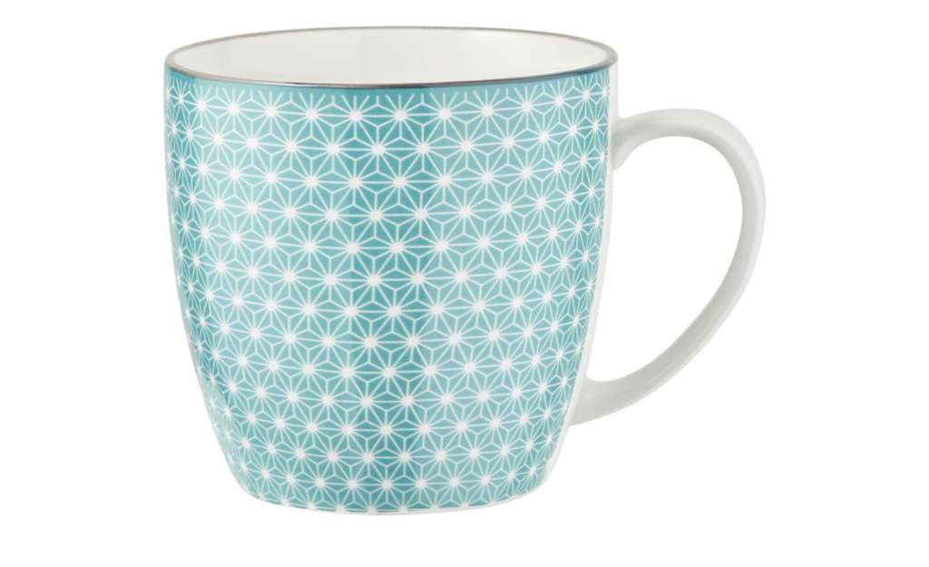 for friends Becher  Juna ¦ türkis/petrol ¦ Porzellan ¦ Maße (cm): H: 10 Ø: 10.5 Geschirr > Becher - Höffner