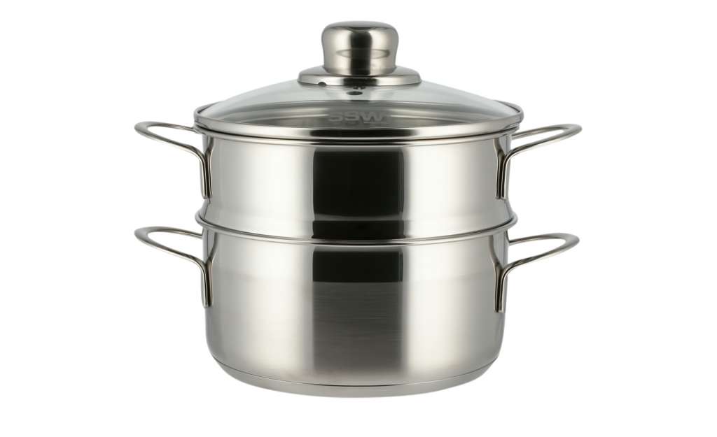 Stolze Kochtopf, 3-teilig  Vitalo ¦ silber ¦ EdelstahlØ: 16 Töpfe & Pfannen & Zubehör > Topf und Pfannen-Sets - Höffner