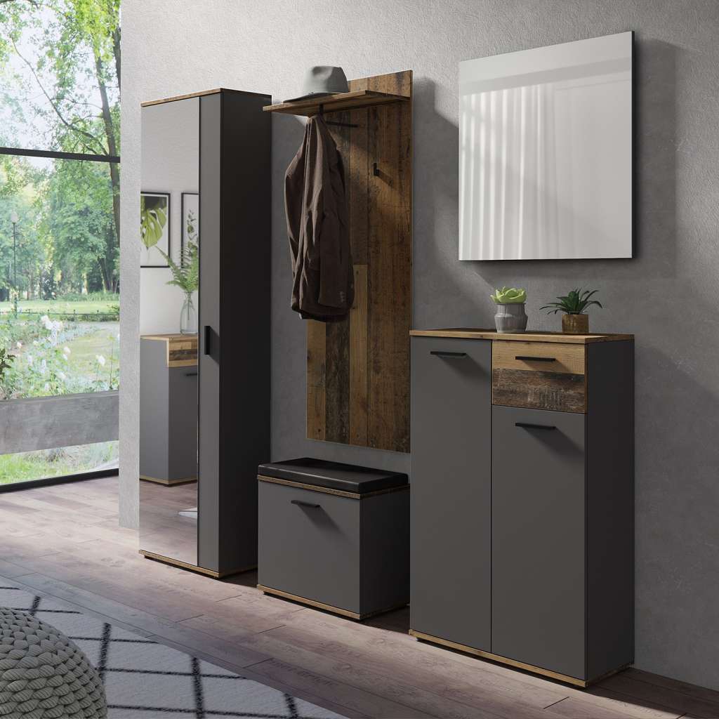 home24 Garderobenset Chippewa I (5-teilig)