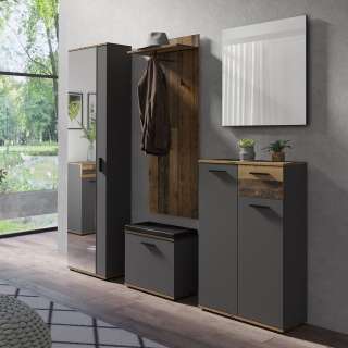 home24 Garderobenset Chippewa I (5-teilig)