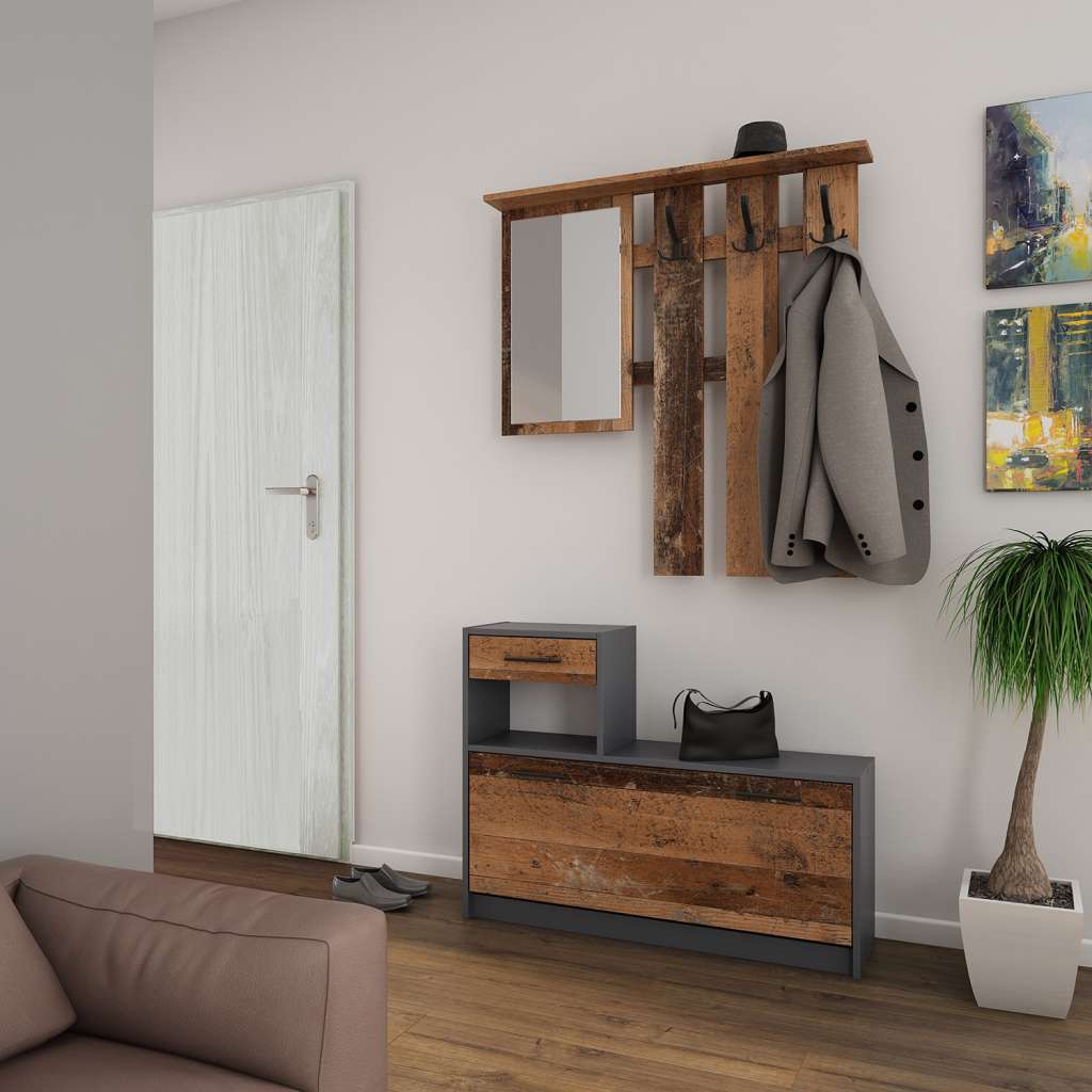 home24 Kompaktgarderobe Brancepeth