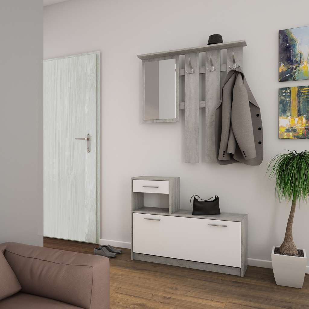 home24 Kompaktgarderobe Brancepeth