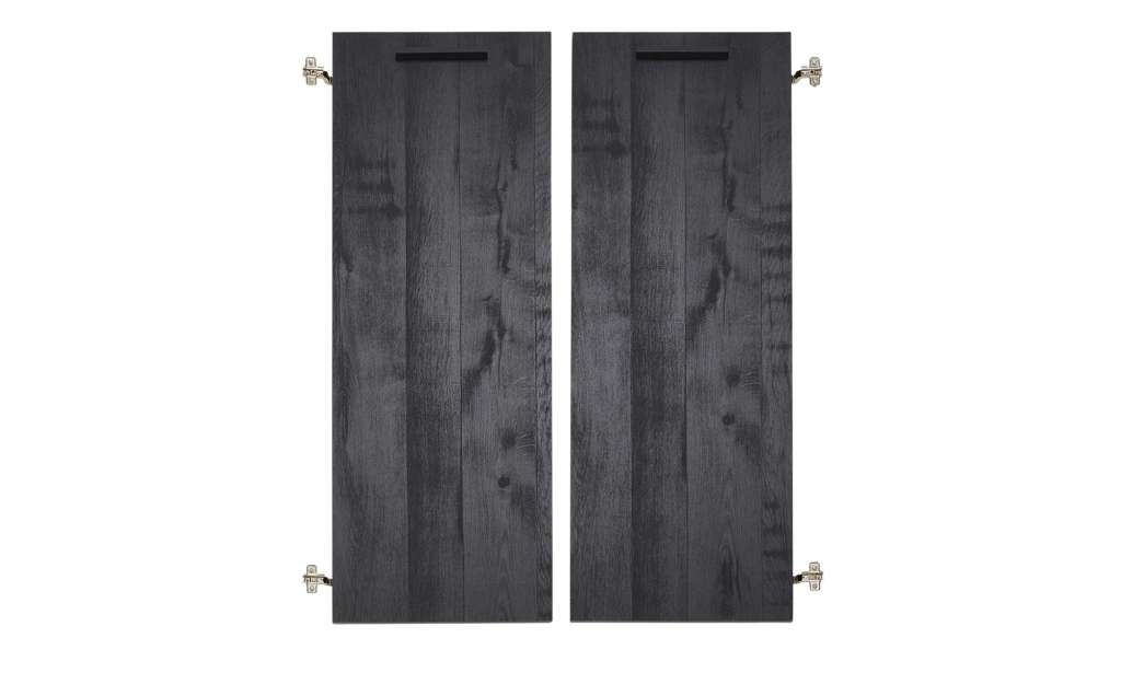Türenpaar (2 Stück)  Dahme ¦ schwarz ¦ Maße (cm): B: 74,9 H: 104,07 T: 1,6 Sonstiges Zubehör - Höffner