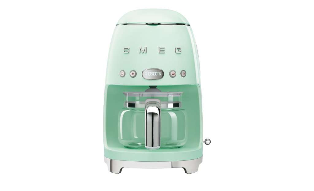 smeg Kaffeeautomat  DCF02PGEU ¦ grün ¦ Kunststoff, Edelstahl ¦ Maße (cm): B: 25,6 H: 36,1 T: 24,5 Elektrokleingeräte > Kaffee & Espressomaschinen - Höffner