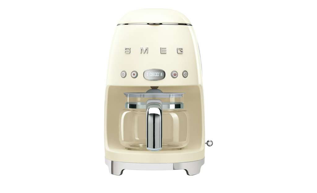 smeg Kaffeeautomat  DCF02CREU ¦ creme ¦ Kunststoff, Edelstahl ¦ Maße (cm): B: 25,6 H: 36,1 T: 24,5 Elektrokleingeräte > Kaffee & Espressomaschinen - Höffner