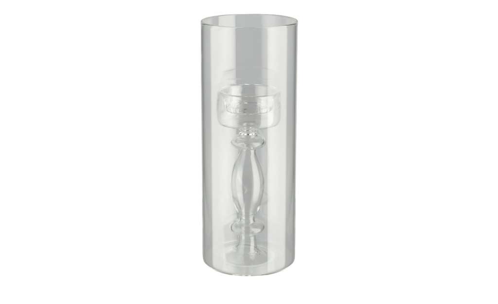 Teelichthalter ¦ transparent/klar ¦ Glas  ¦ Maße (cm): H: 21 Ø: 8 Dekoration > Kerzen & Lichter > Kerzenständer - Höffner
