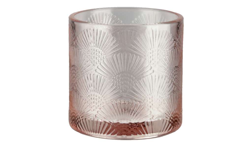 Teelichthalter ¦ rosa/pink ¦ Glas  ¦ Maße (cm): H: 7 Ø: 7 Dekoration > Kerzen & Lichter > Kerzenständer - Höffner