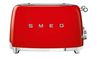 smeg 4-Slot-Toaster  TSF03RDEU ¦ rot ¦ Kunststoff, Edelstahl ¦ Maße (cm): B: 32 H: 20 T: 30 Elektrokleingeräte > Toaster - Höffner