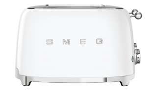 smeg 4-Slot-Toaster  TSF03WHEU ¦ weiß ¦ Kunststoff, Edelstahl ¦ Maße (cm): B: 32 H: 20 T: 30 Elektrokleingeräte > Toaster - Höffner