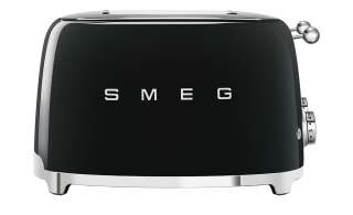 smeg 4-Slot-Toaster  TSF03BLEU ¦ schwarz ¦ Kunststoff, Edelstahl ¦ Maße (cm): B: 32 H: 20 T: 30 Elektrokleingeräte > Toaster - Höffner