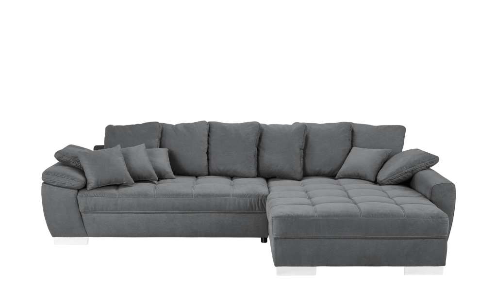 Ecksofa  Farina ¦ grau ¦ Maße (cm): H: 92 Polstermöbel > Sofas > Ecksofas - Höffner